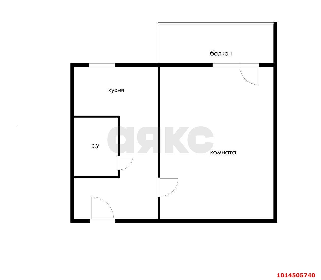 Фото №6: 1-комнатная квартира 33 м² - Краснодар, Гидростроителей, ул. имени Дмитрия Благоева, 23