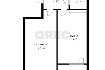 Фото №4: 1-комнатная квартира 43 м² - Краснодар, мкр. жилой комплекс Цветы, ул. Круговая, 4Вк1
