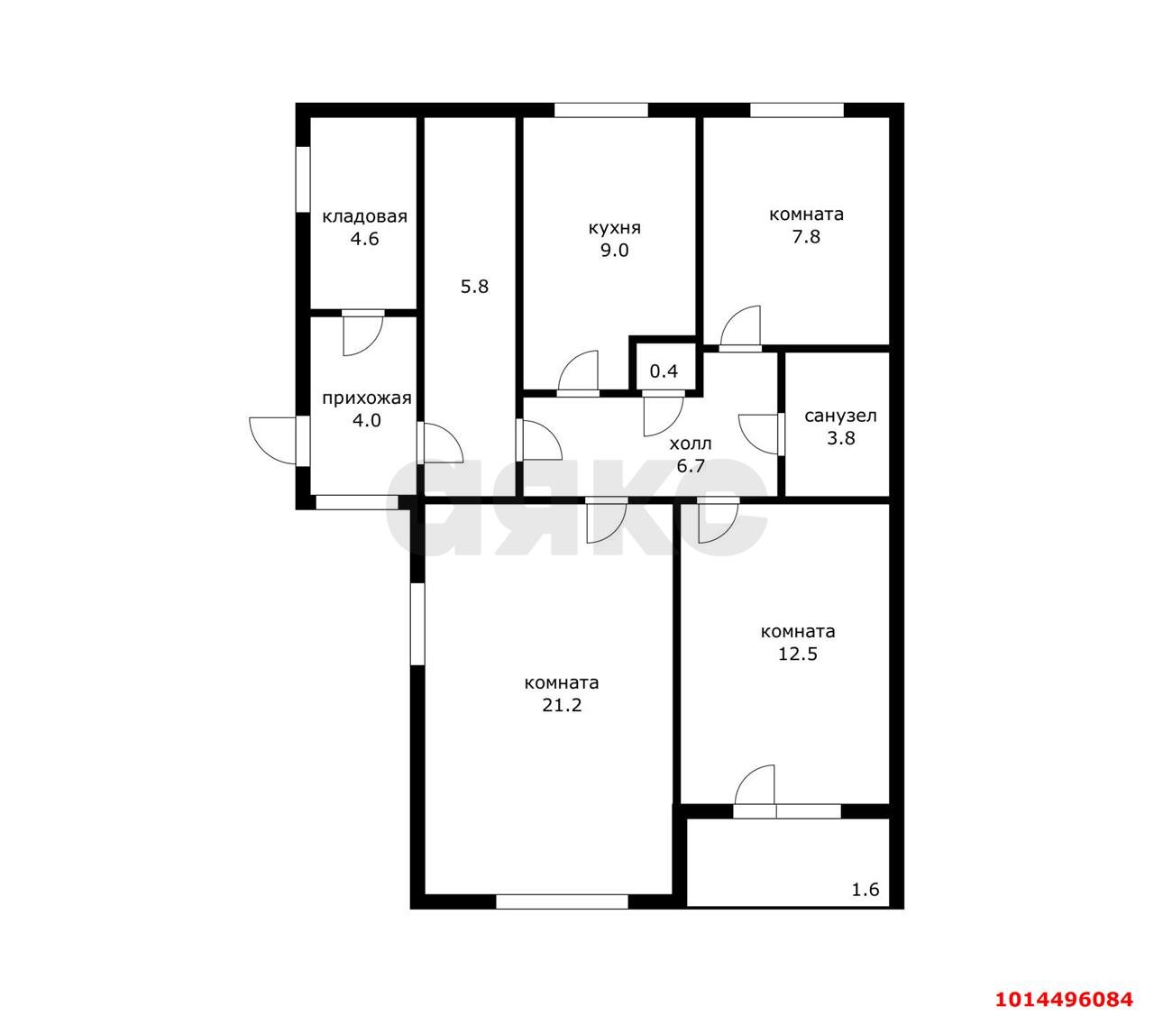 Фото №16: 3-комнатная квартира 75 м² - Новомышастовская, ул. Ленина, 55