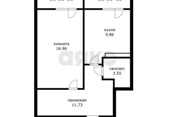 Фото №2: 1-комнатная квартира 46 м² - Краснодар, мкр. жилой комплекс Цветы, ул. Круговая, 4Вк3