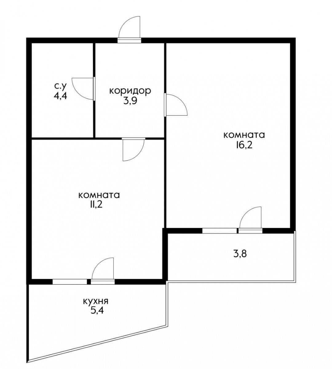 Фото №10: 2-комнатная квартира 35 м² - Краснодар, Прикубанский внутригородской округ, мкр. Новый, ул. 9-я Тихая, 7