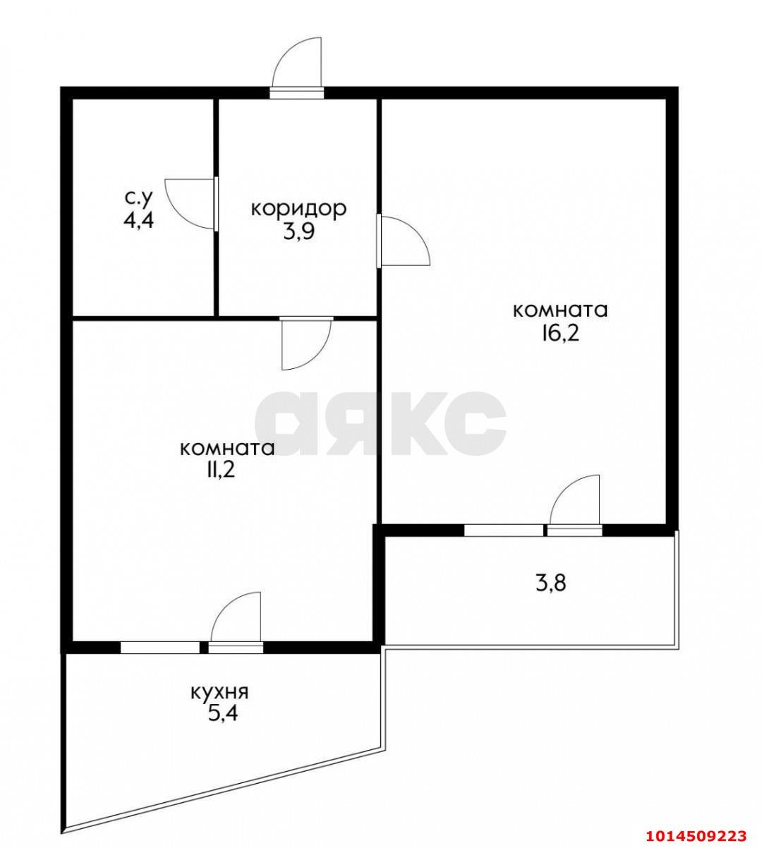Фото №10: 2-комнатная квартира 35 м² - Краснодар, Новый, ул. 9-я Тихая, 7