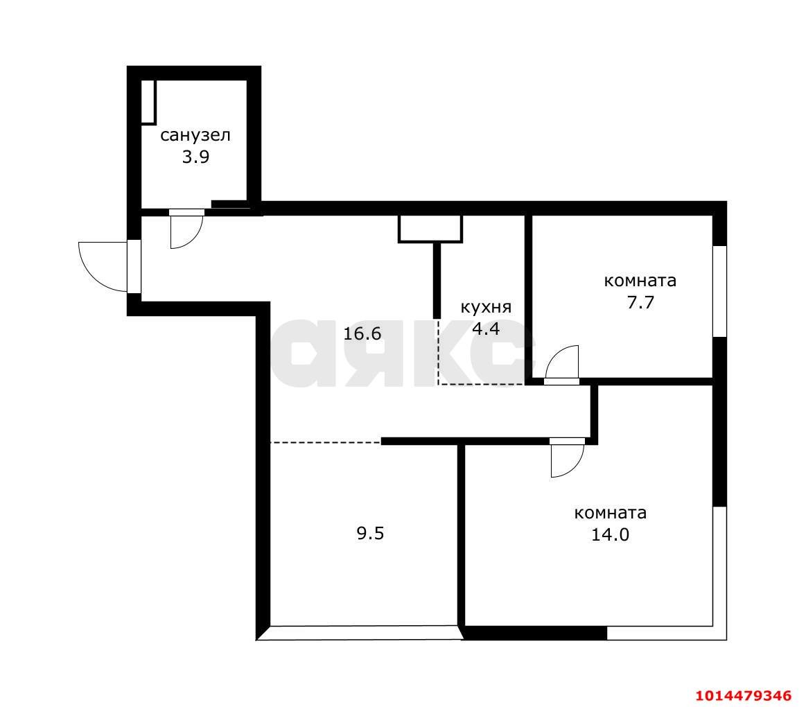 Фото №9: 2-комнатная квартира 58 м² - Краснодар, жилой комплекс Краснодар Сити, ул. Шоссе Нефтяников, 18к7