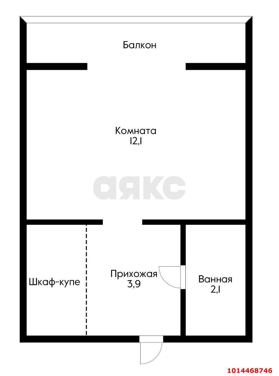 Фото №11: Студия 21 м² - Краснодар, Западный внутригородской округ, ул. имени Дзержинского, 1А