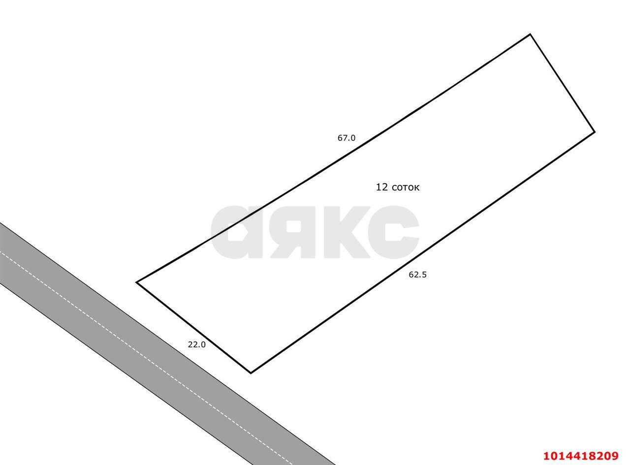 Фото №1: Земельный участок 12 сот. - Новобжегокай, ул. Хатита Махмуда, 32