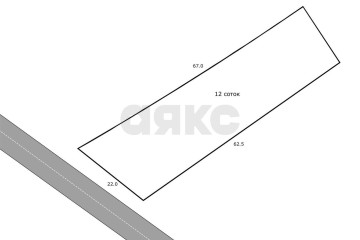 Фото №1: Земельный участок под ИЖС 12 сот. - Новобжегокай, ул. Хатита Махмуда, 32