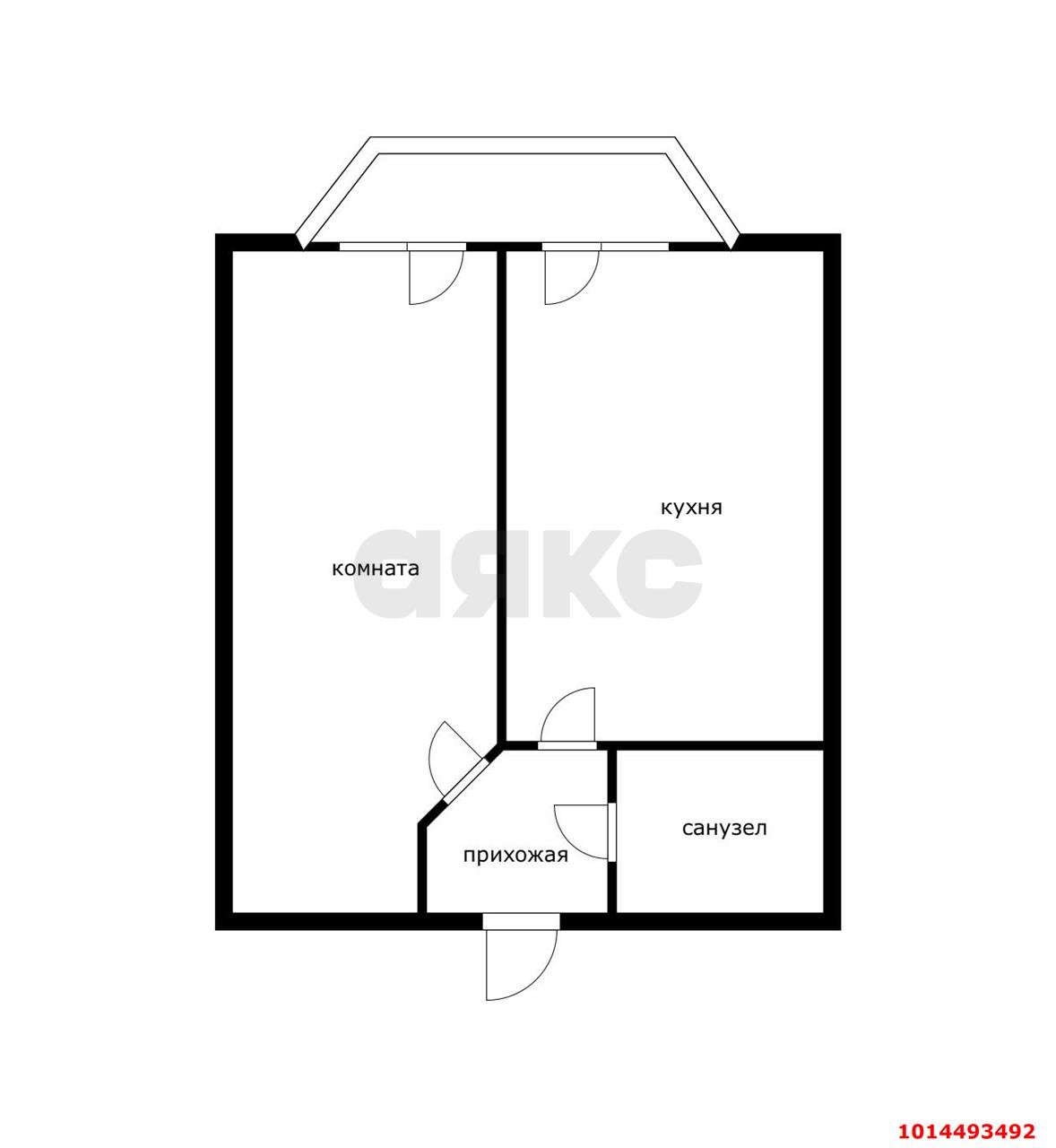 Фото №10: 1-комнатная квартира 28 м² - Краснодар, жилой комплекс Дыхание, ул. Лётчика Позднякова, 2к4