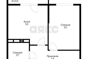 Фото №5: 1-комнатная квартира 38 м² - Краснодар, мкр. жилой комплекс Ракурс, ул. имени Героя Ростовского, 8к3