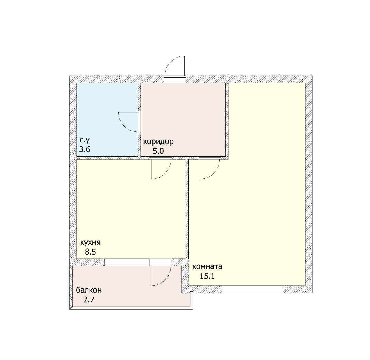 Фото №10: 1-комнатная квартира 35 м² - Краснодар, Прикубанский внутригородской округ, Панорама, мкр. жилой комплекс Перспектива, ул. Героев-Разведчиков, 10