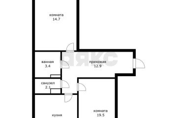 Фото №1: 2-комнатная квартира 64 м² - Краснодар, мкр. жилой комплекс Радуга, ул. Евгении Жигуленко, 7