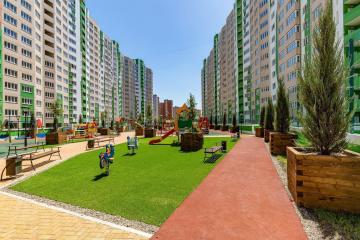 Фото №1: 1-комнатная квартира 44 м² - Краснодар, мкр. жилой комплекс Гарантия, ул. Восточно-Кругликовская, 42/3к2