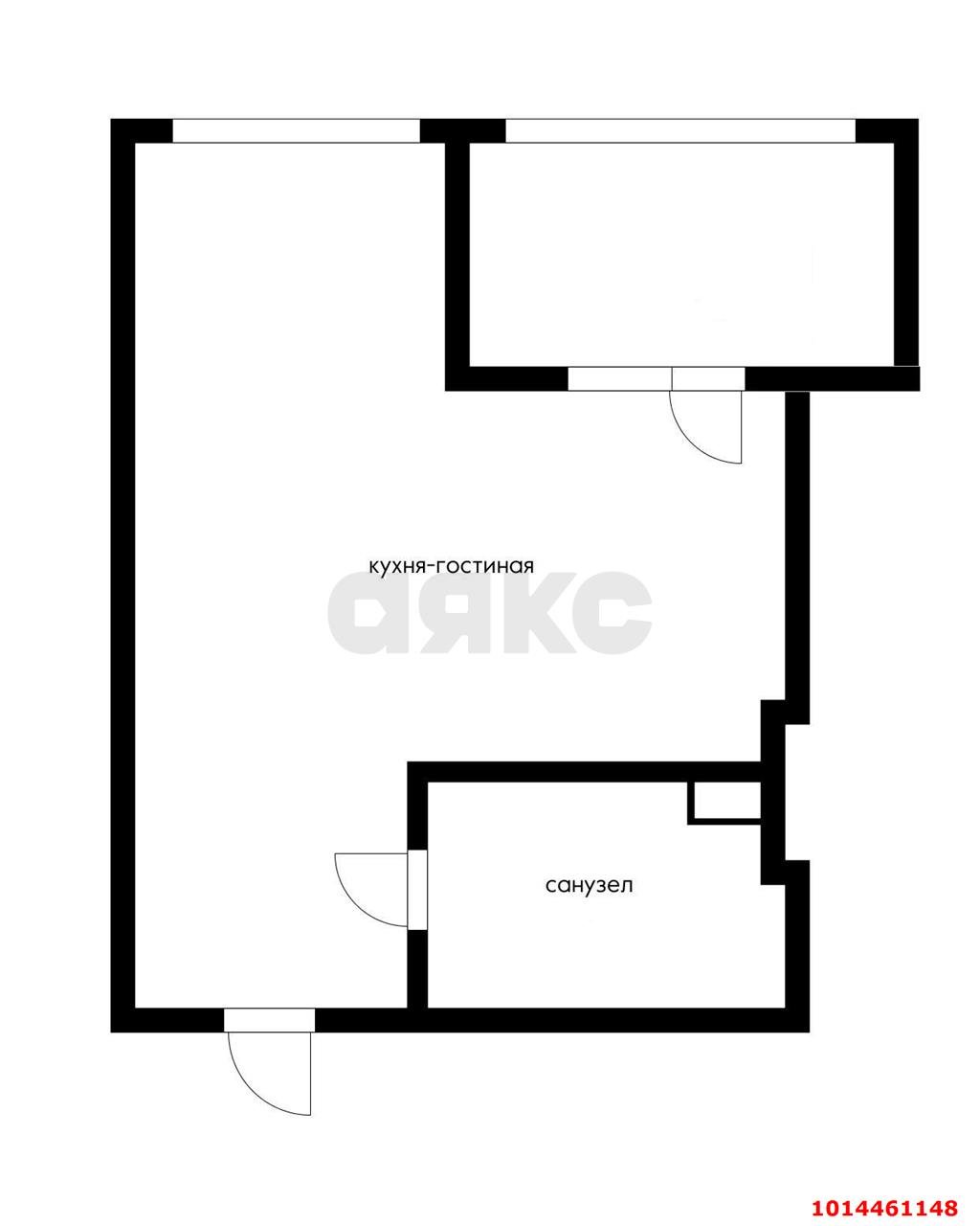 Фото №12: Студия 27 м² - Краснодар, Светлоград, ул. Красных Партизан, 1/4к3