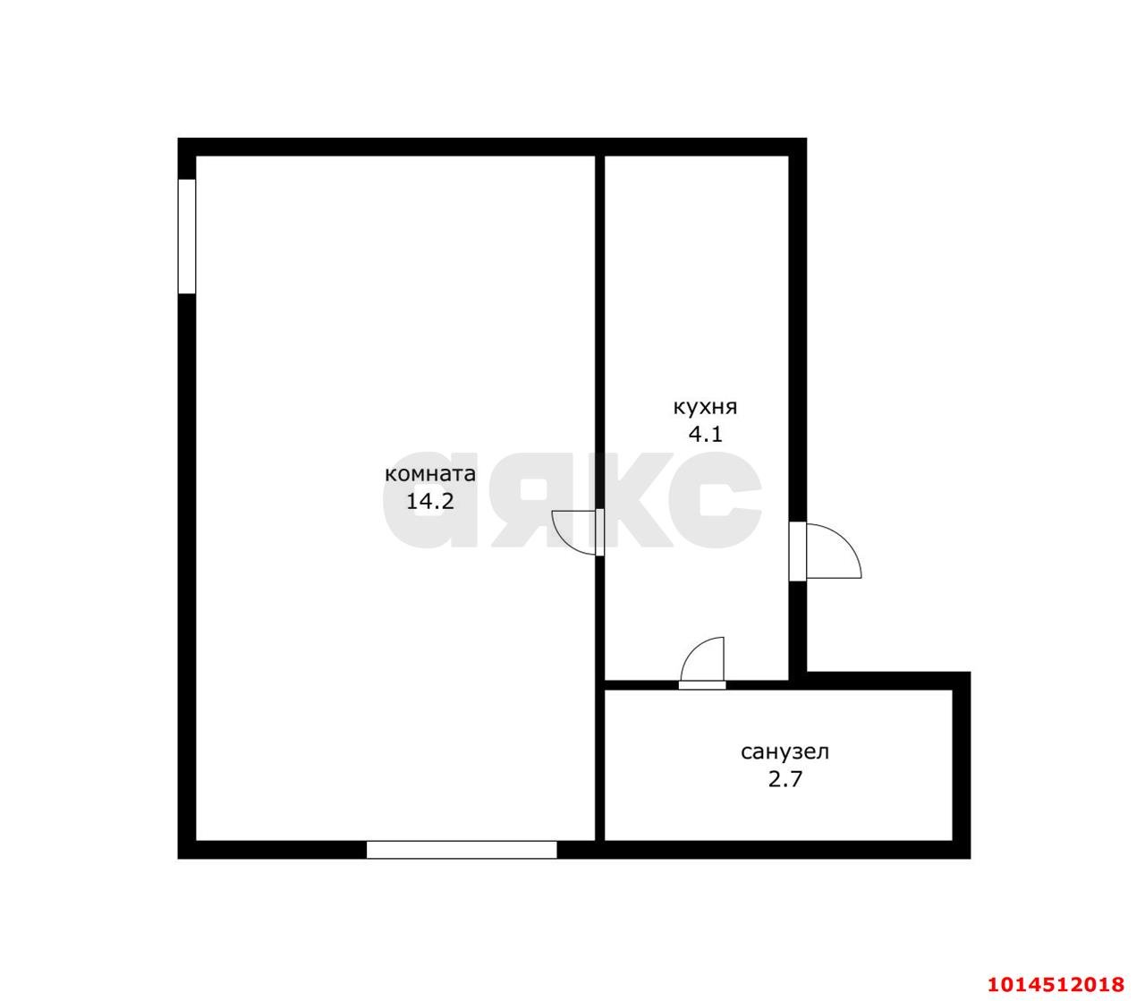 Фото №10: 1-комнатная квартира 21 м² - Краснодар, Черёмушки, ул. Ставропольская, 232Б