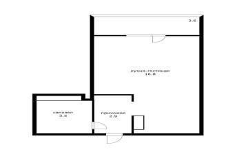 Фото №2: Студия 23 м² - Краснодар, мкр. Парк Победы, ул. Героя Пешкова, 14