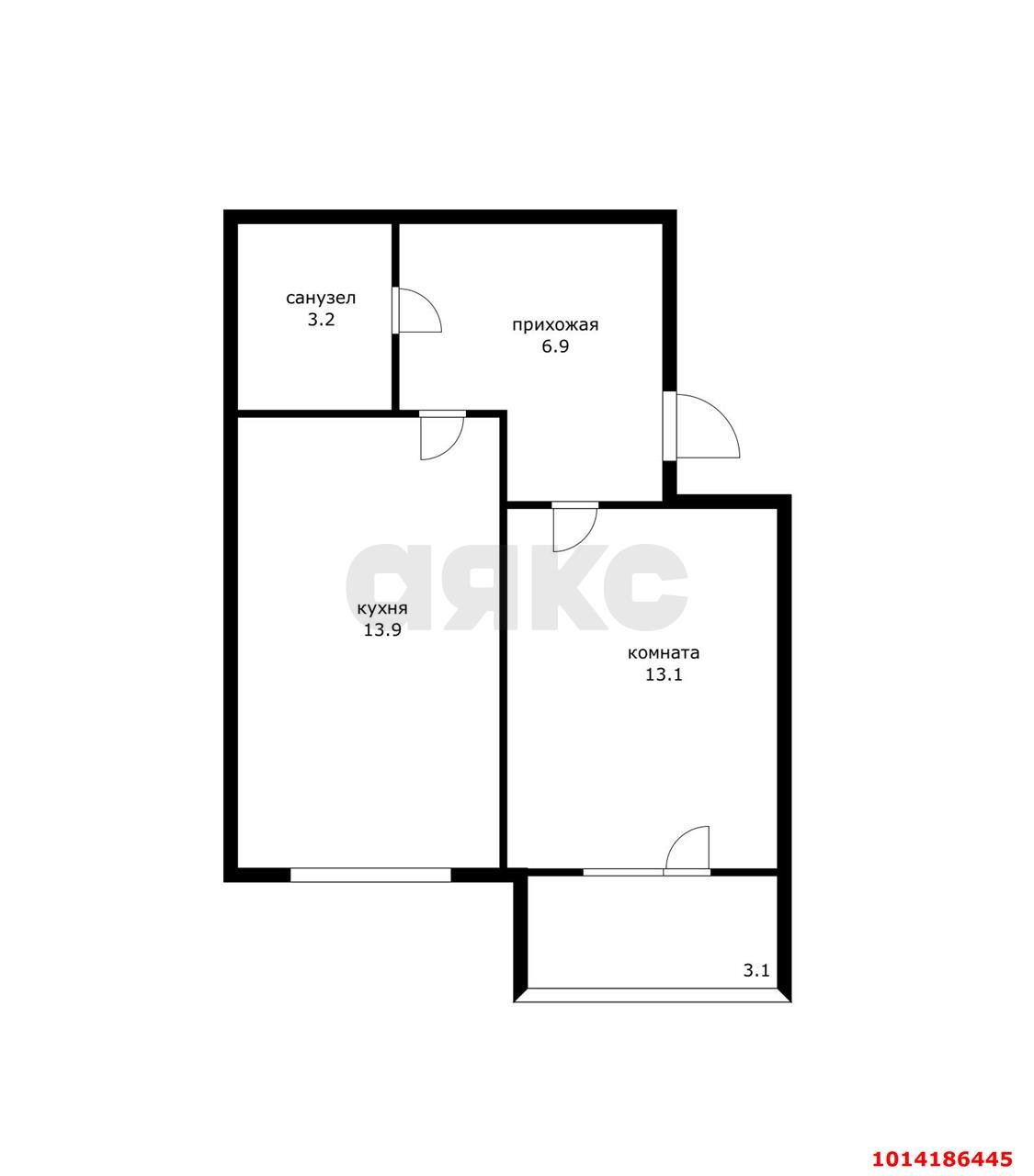 Фото №9: 1-комнатная квартира 38 м² - Краснодар, жилой комплекс Новый Город, ул. Шевцова, 36/2