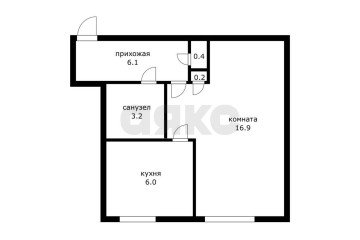 Фото №5: 1-комнатная квартира 32 м² - Краснодар, мкр. Завод Измерительных Приборов, ул. Колхозная, 63