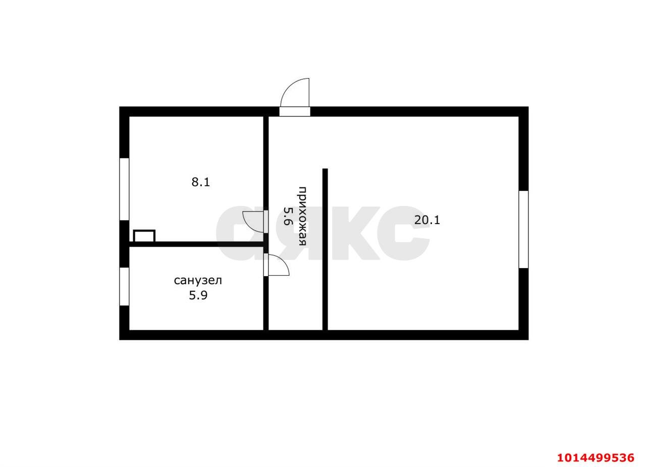 Фото №8: 1-комнатная квартира 40 м² - Краснодар, Западный внутригородской округ, ул. Скорняжная, 8