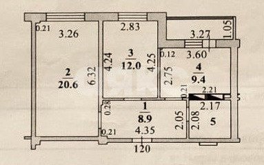 Фото №15: 2-комнатная квартира 59 м² - Липецк, Елецкий, ул. Артёмова, 1