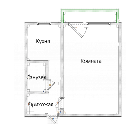 Фото №17: 1-комнатная квартира 32 м² - Темрюк, ул. Чернышевского, 26/1