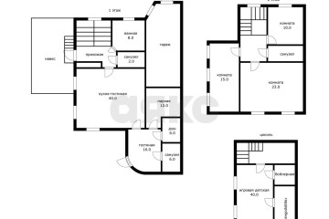 Фото №3: Дом 157 м² - Знаменский, ст Рассвет, ул. Цветочная, 97