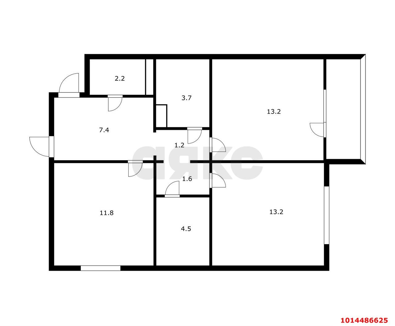 Фото №15: 3-комнатная квартира 85 м² - Краснодар, Молодёжный, ул. 3-я Целиноградская, 16