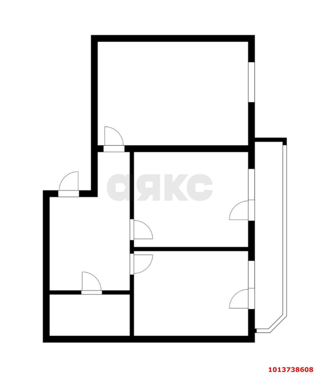 Фото №17: 2-комнатная квартира 58 м² - Ленина, территория ДНТ Виктория, ул. Краснодарская, 1