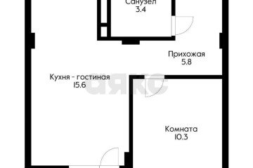 Фото №3: 1-комнатная квартира 39 м² - Краснодар, мкр. Фестивальный, ул. Круговая, 4/1к4