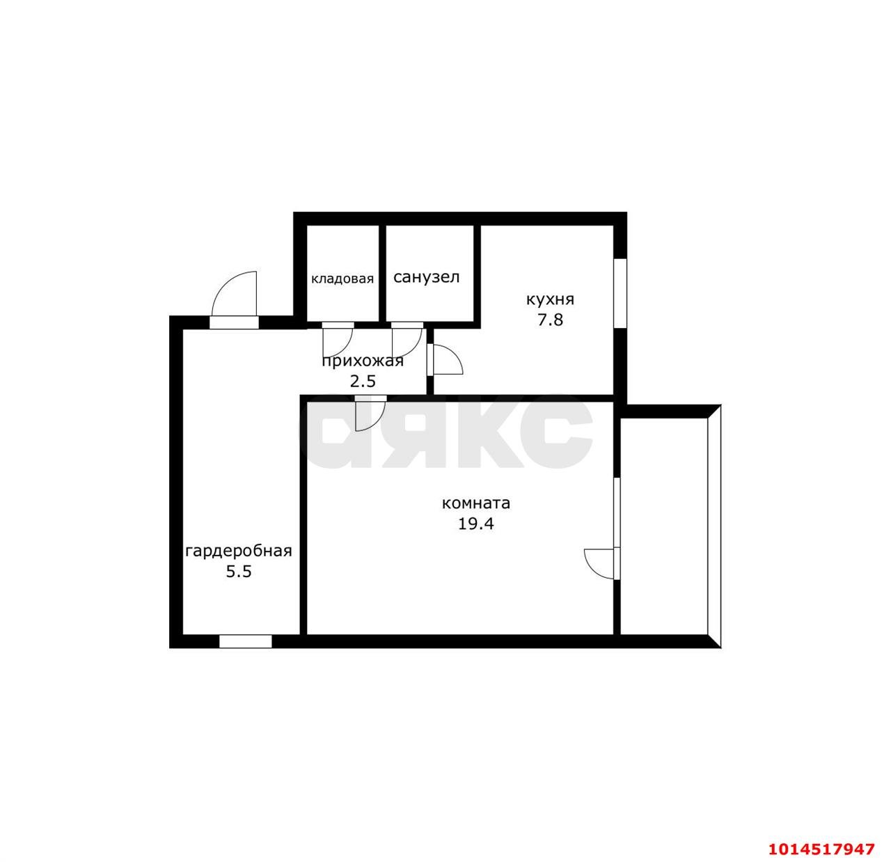 Фото №18: 1-комнатная квартира 44 м² - Краснодар, Юбилейный, ул. 70-летия Октября, 20/1