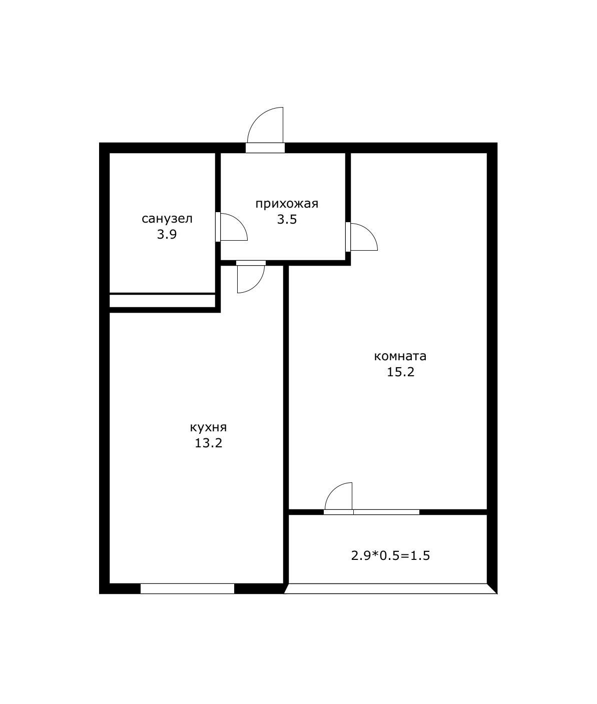 Фото №6: 1-комнатная квартира 36 м² - Краснодар, Прикубанский внутригородской округ, мкр. Фестивальный, ул. Круговая, 4/1к4