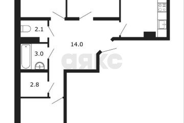 Фото №5: 3-комнатная квартира 85 м² - Краснодар, мкр. ЖК Панорама, ул. Восточно-Кругликовская, 22/2