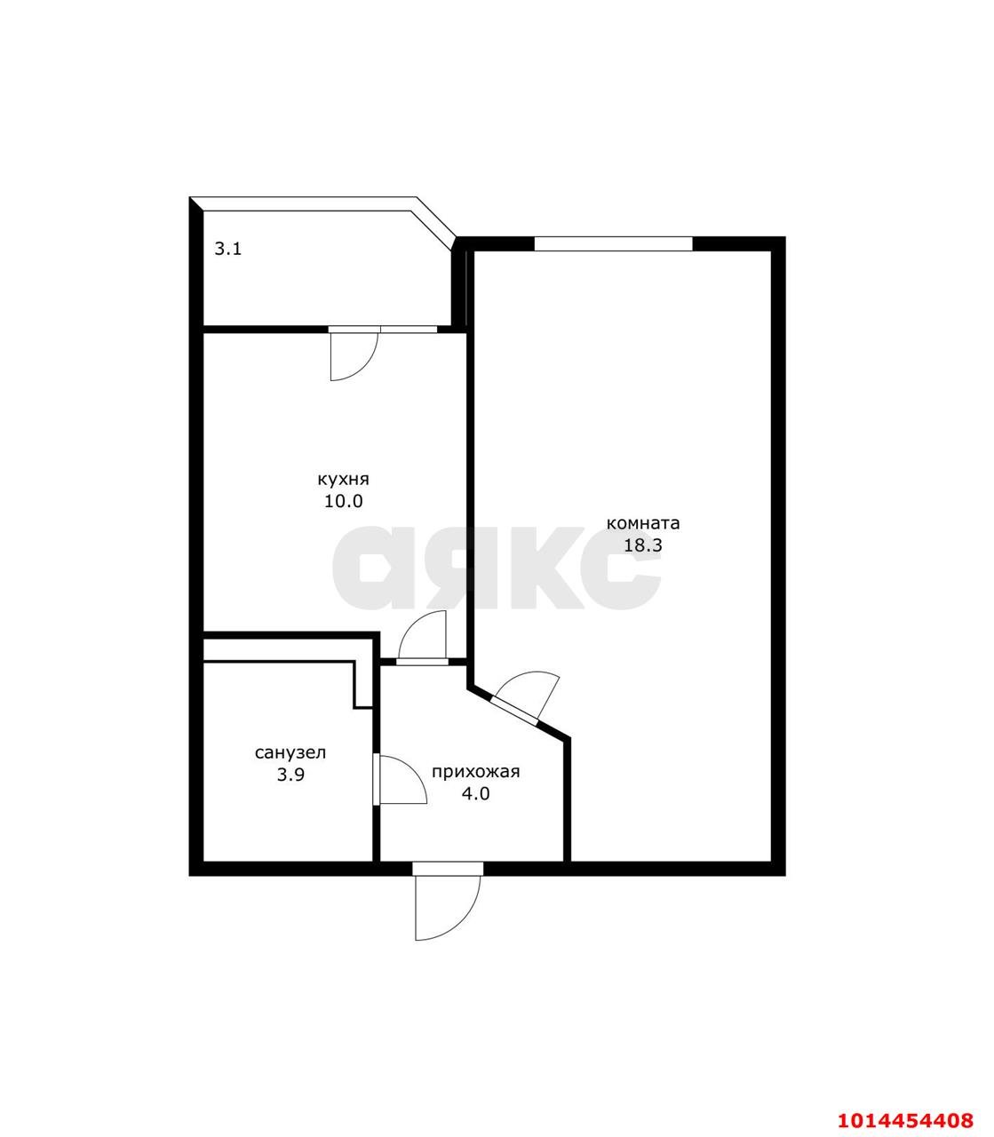 Фото №11: 1-комнатная квартира 39 м² - Краснодар, ЖК Губернский, ул. им. Героя Яцкова И.В., 15к2