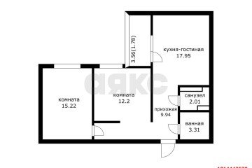 Фото №1: 2-комнатная квартира 60 м² - Краснодар, мкр. жилой комплекс Новелла, ул. Питерская, 40