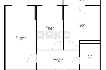 Фото №2: 2-комнатная квартира 54 м² - Краснодар, мкр. жилой комплекс Россинский Парк, ул. Командорская, 15
