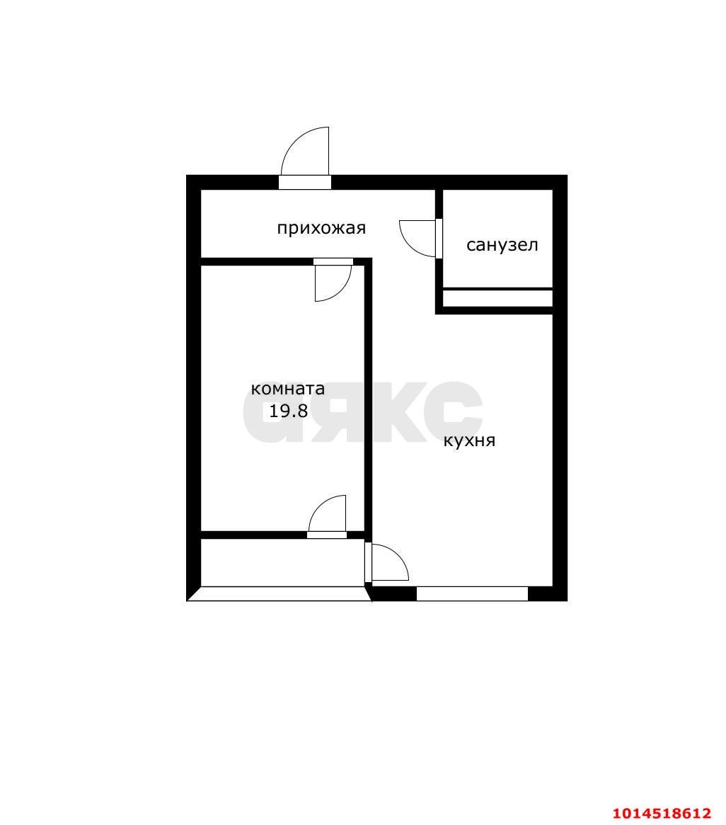 Фото №15: 1-комнатная квартира 52 м² - Краснодар, Завод Измерительных Приборов, ул. Карякина, 5к2