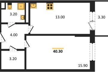 Фото №1: 1-комнатная квартира 42 м² - Берёзовый, мкр. жилой комплекс Прогресс, ул. имени А.Н. Лодыгина, 6к14