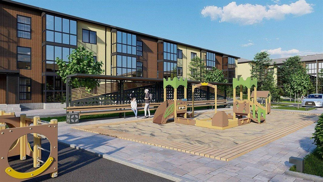 Фото №5: 1-комнатная квартира 42 м² - Берёзовый, Прикубанский внутригородской округ, Прогресс, жилой комплекс Нова Вита, мкр. жилой комплекс Прогресс, ул. имени А.Н. Лодыгина, 6к14