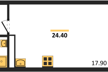 Фото №1: Студия 26 м² - Берёзовый, мкр. жилой комплекс Прогресс, ул. имени А.Н. Лодыгина, 6к14