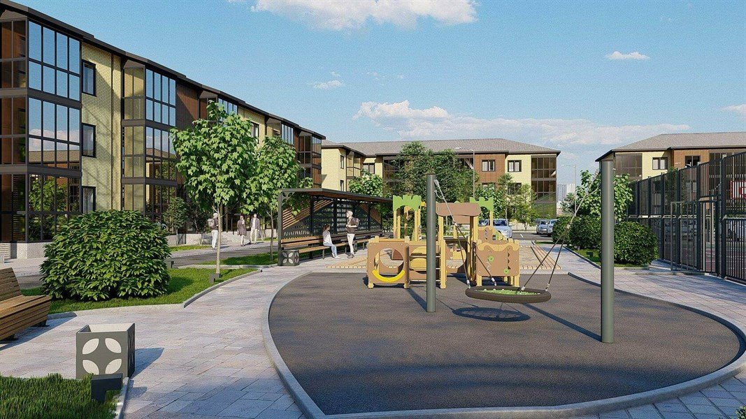 Фото №7: Студия 26 м² - Берёзовый, жилой комплекс Прогресс, Прикубанский внутригородской округ, Прогресс, мкр. жилой комплекс Нова Вита, ул. имени А.Н. Лодыгина, 6к17