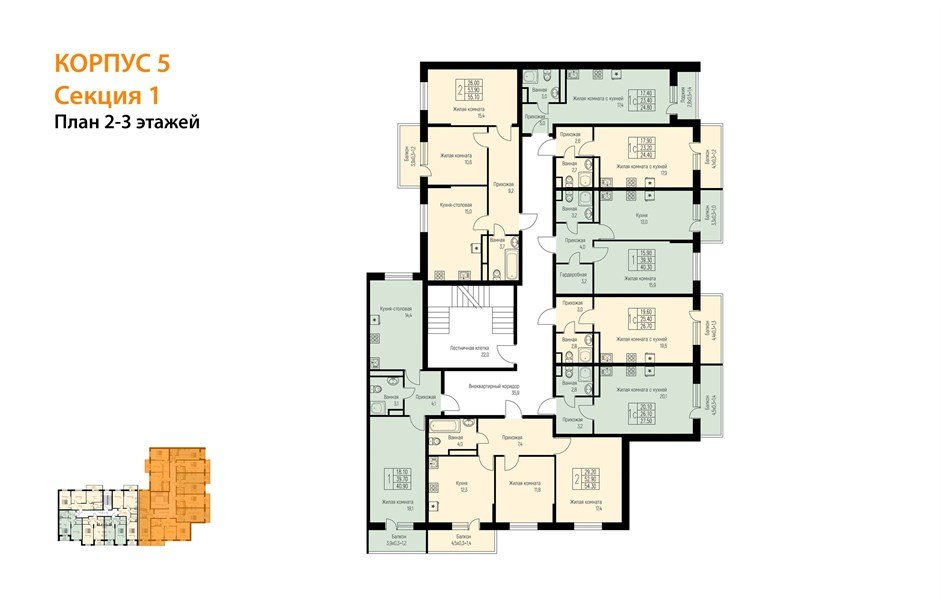 Фото №8: Студия 29 м² - Берёзовый, жилой комплекс Прогресс, Прикубанский внутригородской округ, Прогресс, мкр. жилой комплекс Нова Вита, ул. имени А.Н. Лодыгина, 6к17