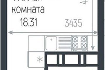 Фото №1: Студия 22 м² - Краснодар, мкр. Черёмушки, 