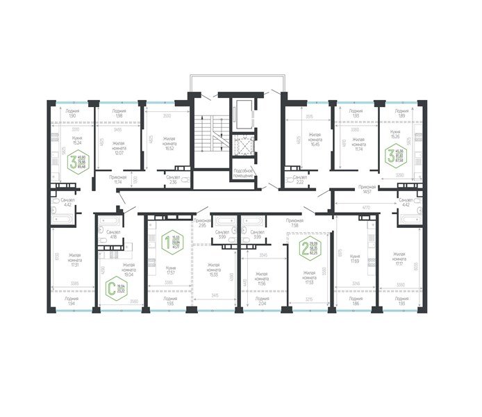 Фото №8: 1-комнатная квартира 41 м² - Краснодар, Центральный внутригородской округ, мкр. Черёмушки