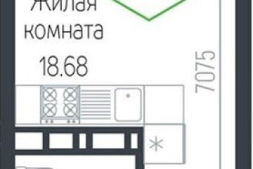 Фото №1: Студия 22 м² - Краснодар, мкр. Черёмушки, 