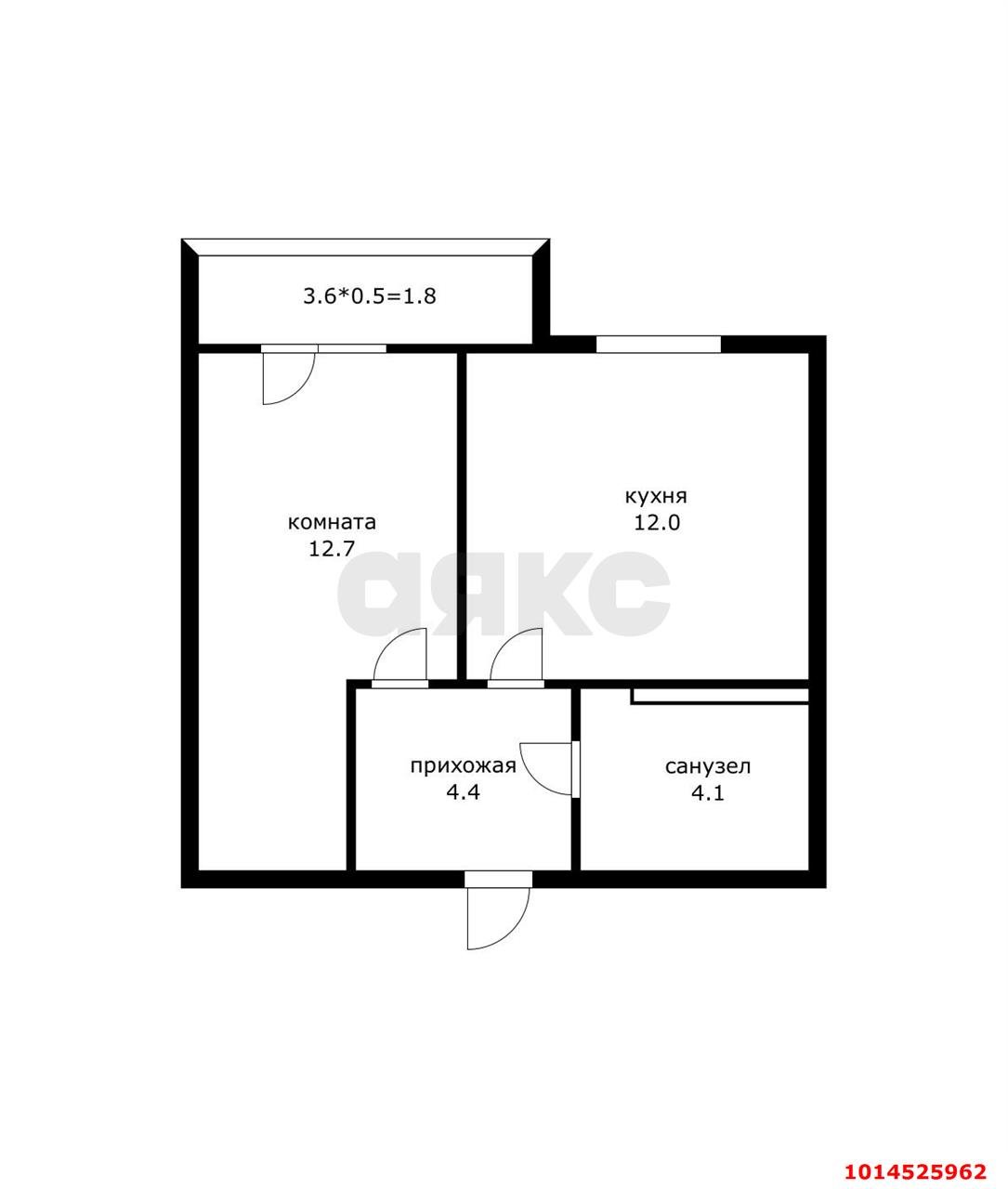 Фото №13: 1-комнатная квартира 35 м² - Краснодар, жилой комплекс Зеленодар, ул. Садовое Кольцо, 9