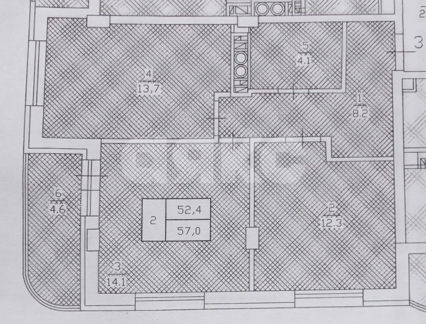Фото №8: 2-комнатная квартира 57 м² - Горячий Ключ, Администрация, ул. Ленина, 199Б