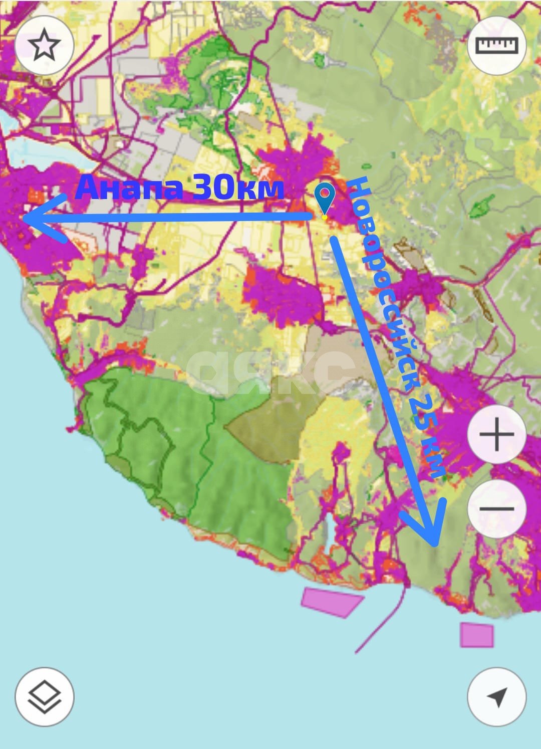 Фото №3: Земельный участок под ИЖС 5 сот. - Семигорский