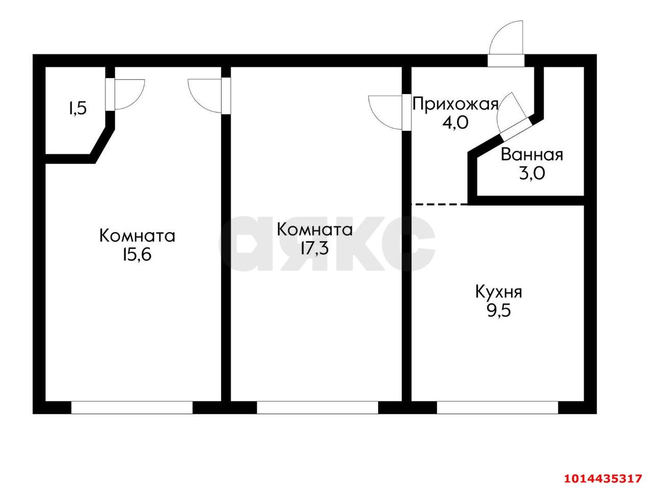Фото №6: 2-комнатная квартира 50 м² - Краснодар, Гидростроителей, ул. имени Дмитрия Благоева, 6