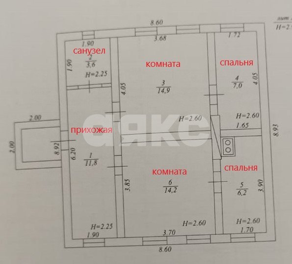 Фото №29: Дом 57 м² + 16 сот. - Ахтанизовская, ул. Красная, 3
