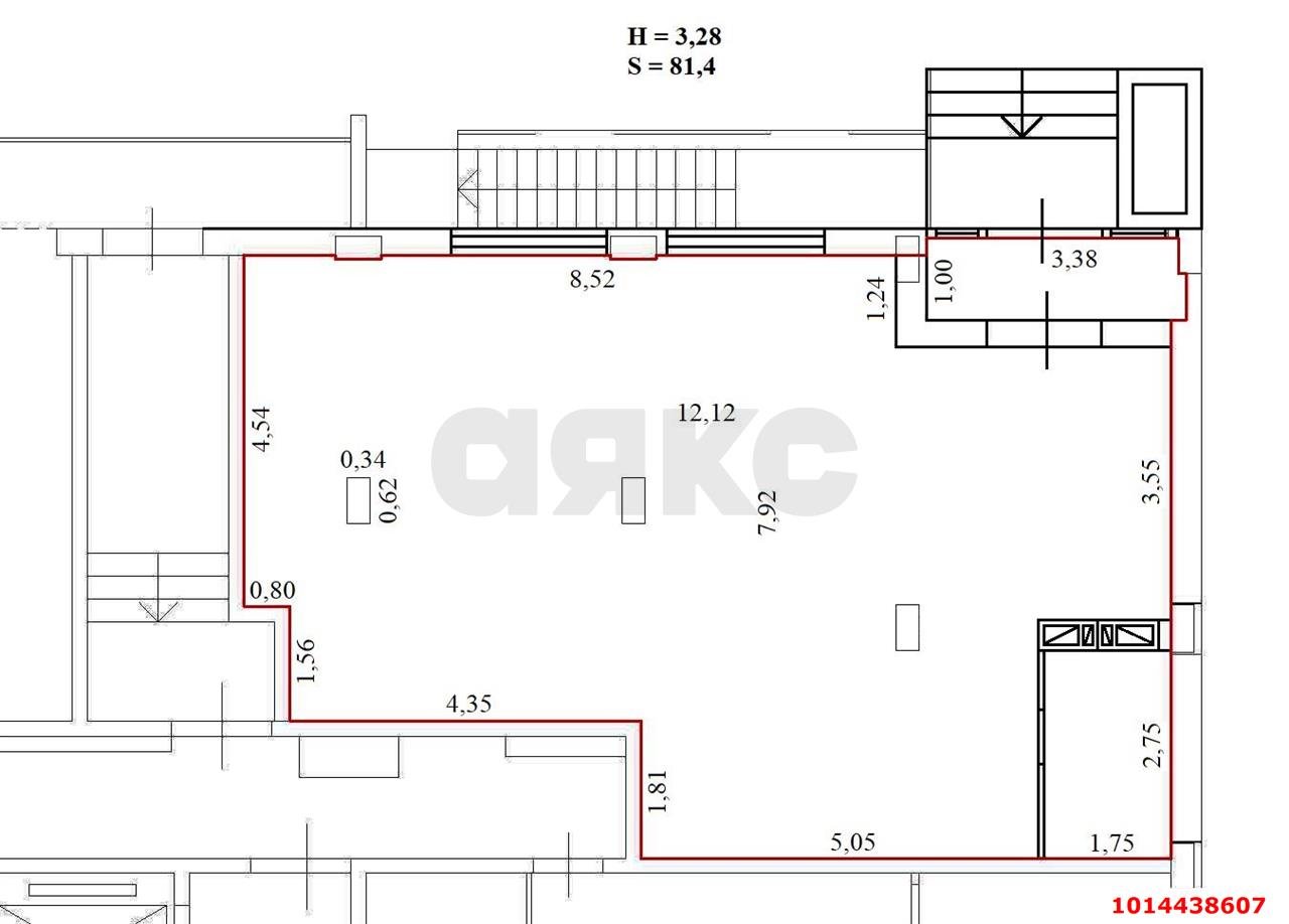 Фото №4: Коммерция 81 м² - Краснодар, Комсомольский, жилой комплекс Форт Карасун, мкр. Карасунский внутригородской округ, ул. Сормовская, 208/1