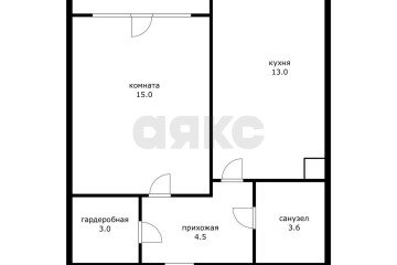 Фото №3: 1-комнатная квартира 34 м² - Краснодар, мкр. жилой комплекс Арбатский, ул. Цезаря Куникова, 18к10