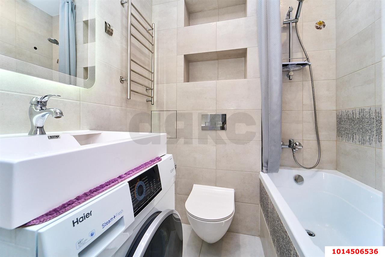 Фото №14: 1-комнатная квартира 35 м² - Краснодар, жилой комплекс Арбатский, ул. Цезаря Куникова, 18к10